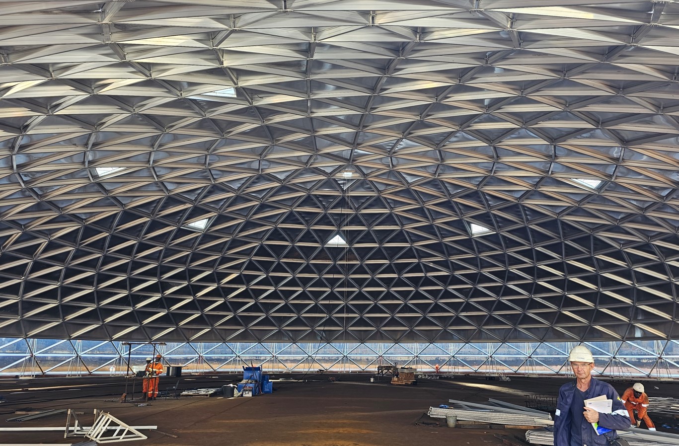 Aluminum Geodesic Roof